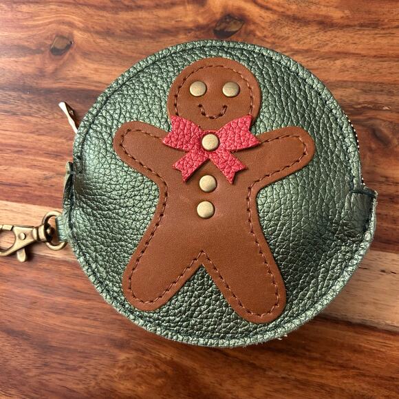 Portland Leather Goods Handbags - Portland Leather Holiday Pouch GINGERBREAD Keychain PLG Gordita NEW FAST SHIP